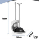 Brosse wc toilette ventouse