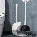Brosse wc toilette ventouse