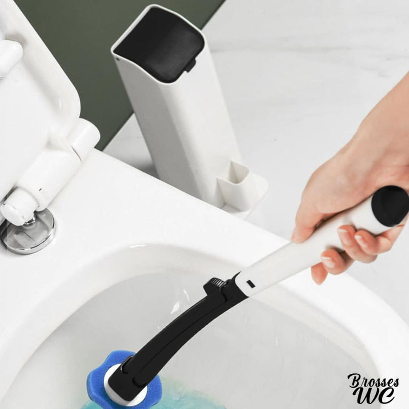 Brosse de toilette jetable avec liquide de nettoyage outil de nettoyage  mural pour salle de bain tête de brosse de remplacement accessoires de Wc  brosse wc usage unique brosse wc jetable 