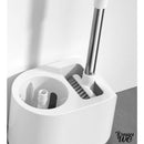 Double brosse wc blanche