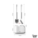 Double brosse wc blanche