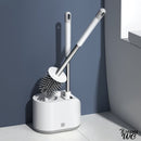 Double brosse wc blanche