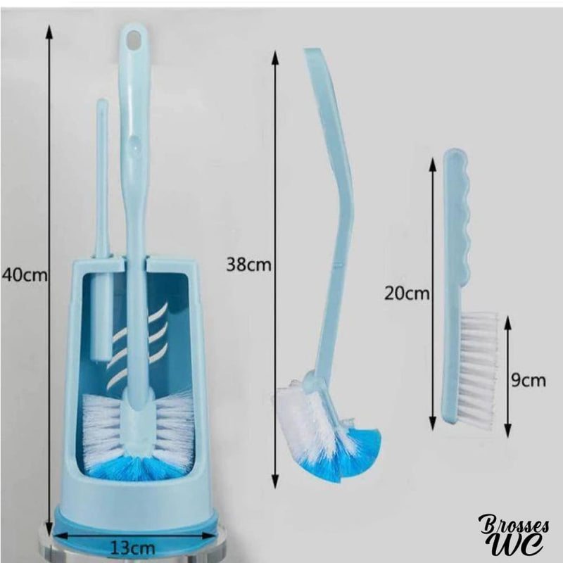 Double brosse wc