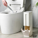 Ensemble brosse poubelle wc