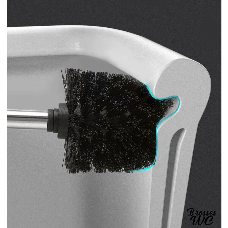 Porte brosse wc acier