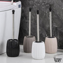 Porte brosse wc ceramique noir