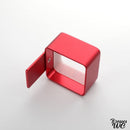 Porte-brosse wc en ceramique rouge