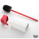 Porte-brosse wc en ceramique rouge