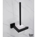 Porte brosse wc inox verre