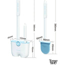 Porte brosse wc mural