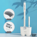 Porte brosse wc mural