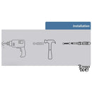 Porte brosse wc suspendu doré