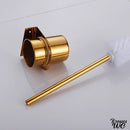 Porte brosse wc suspendu doré