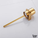 Porte brosse wc suspendu doré