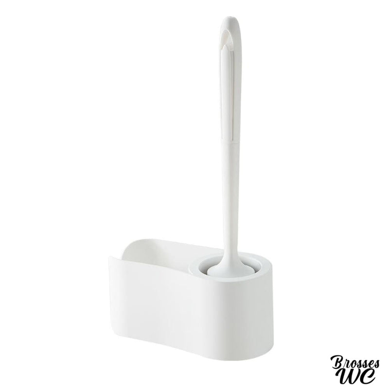 Rangement brosse wc blanc